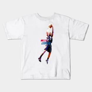 Kawhi Leonard Low Poly Kids T-Shirt